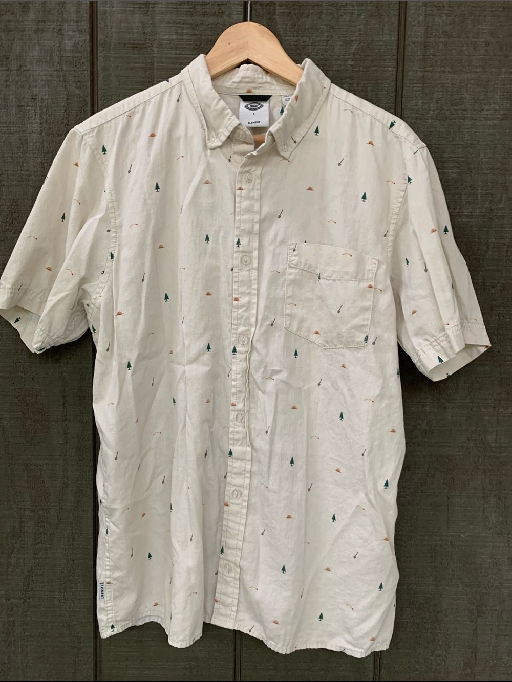 Smokey Bear Element colab button down